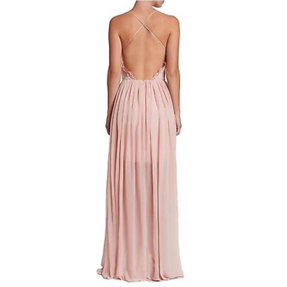 Dress The Population Chloe Lace & Chiffon Gown - Picture 2 of 4
